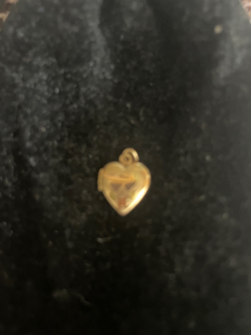 Fourteen karat Gold Heart Locket Charm